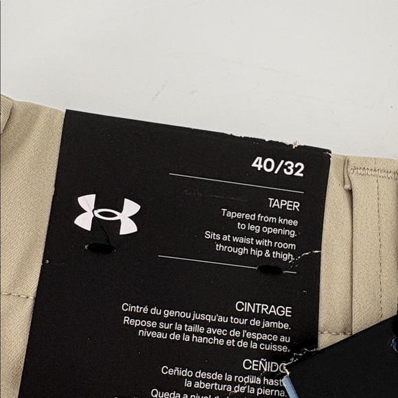 Under Armour Men’s ISO-CHILL Tapered Khaki Pants 40/32 New - Picture 6 of 16